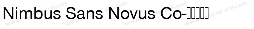 Nimbus Sans Novus Co字体转换